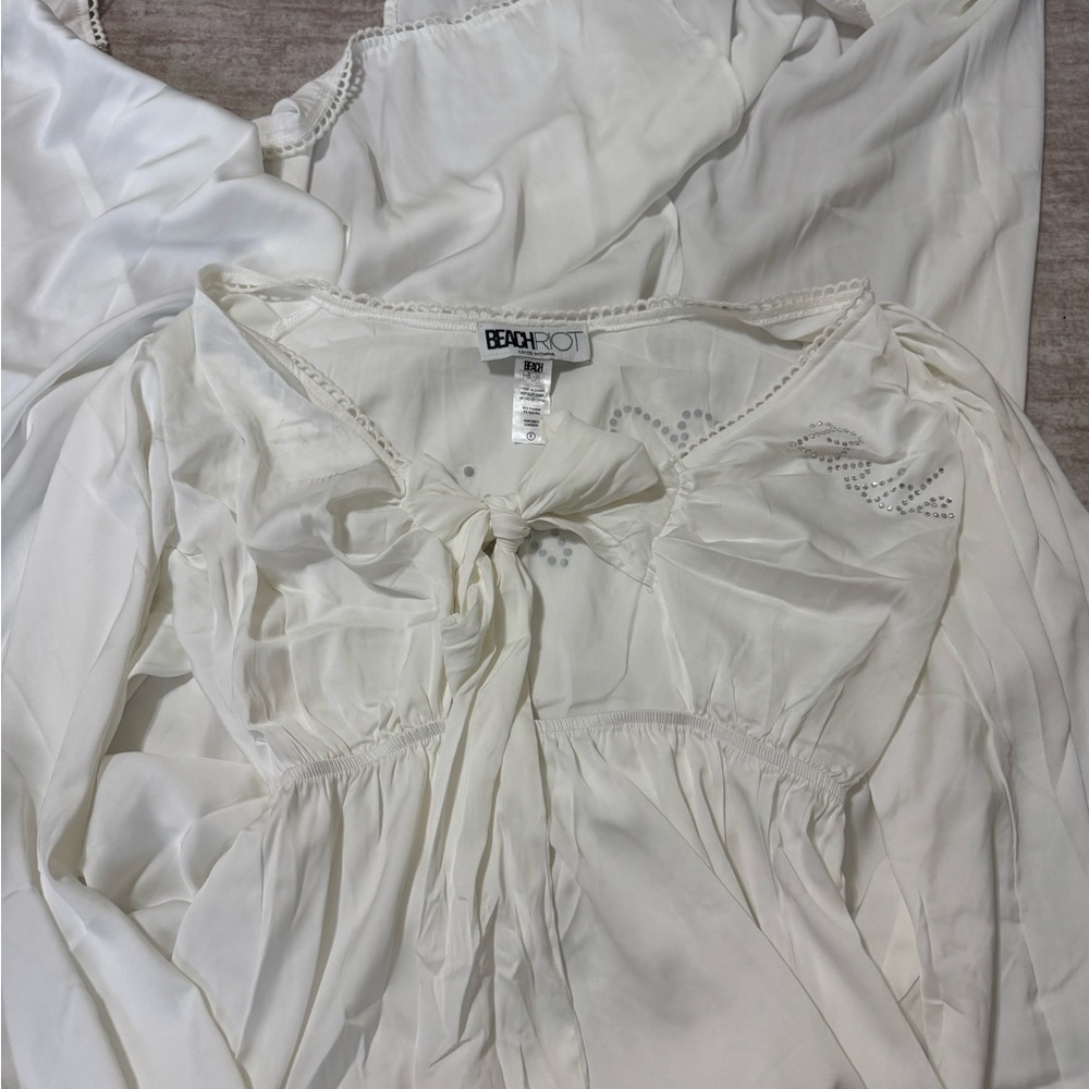 Beach Riot Shiloh bride wrap cover up size small - Picture 3 of 6